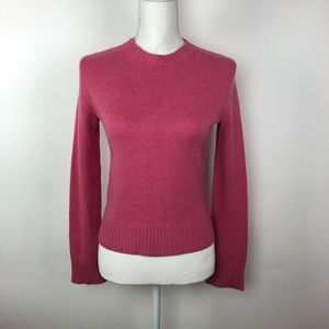 J. Crew pink crew neck sweater price drop